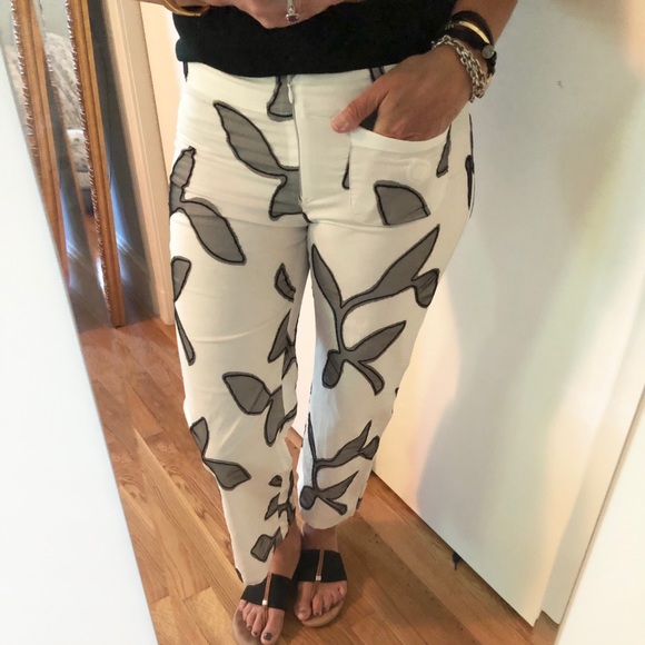 Piazza Sempione Floral Dress Pants - Picture 4 of 8